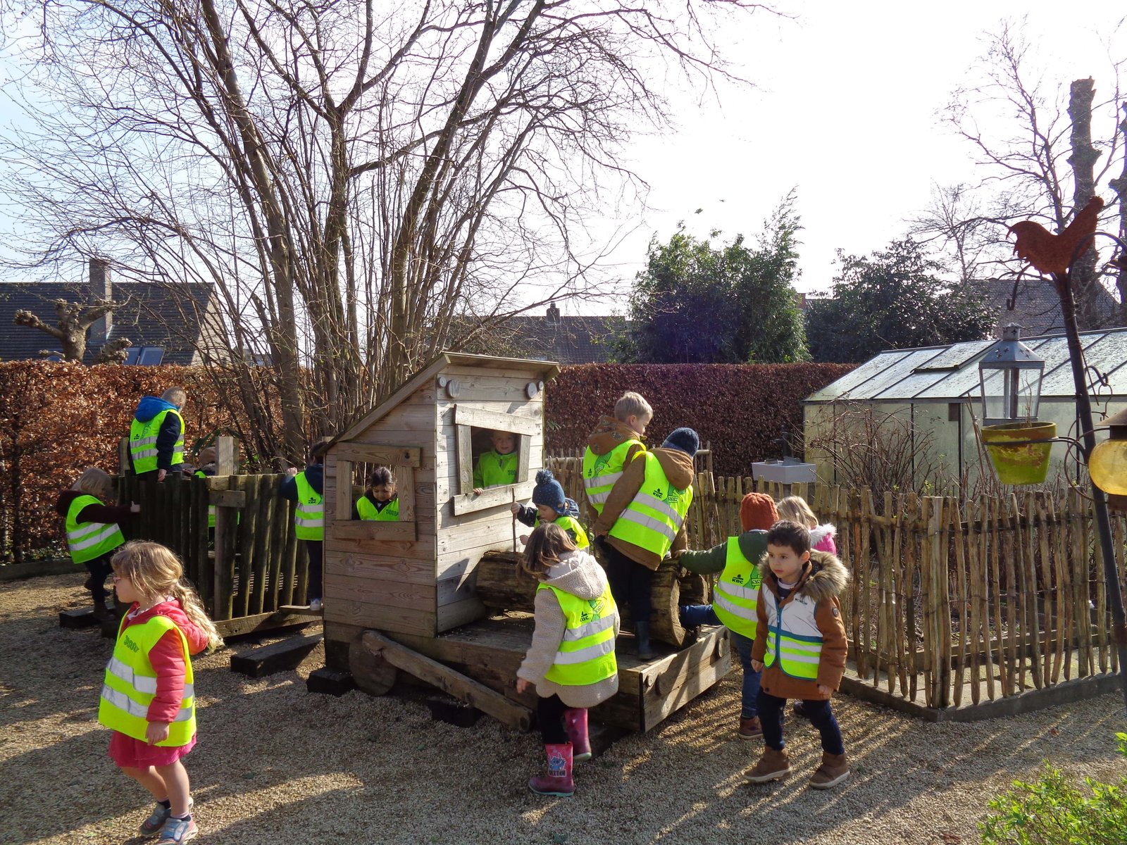Kleuterklas van Edugo Meerhout op bezoek